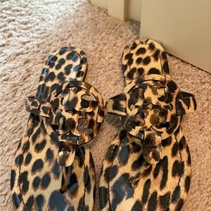 Tory Burch Leopard Print Sandals